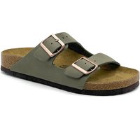 Cork Slide Sandals for Men Women Adjustable Double Buckle Arch Support Memory Foam Footbed Non-slip Summer Beach Outdoor Slides