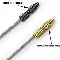 High Grade Copper MTB Bicycle Brake Cable Tips Crimps Bicycles Shift End Caps Core Inner Wire End Sleeves