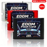 EDMD 4000 in 1 Game Card Multicart With 4GB TF Card Plug & Play For SEGA Genesis Mega Drive Master System Game Console