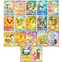 DIY TCG Pocket English Eevee Grove A3b Eevee Flareon Umbreon Espeon Leafeon Glaceon Sylveon Snorlax Dragonite Game Card Toy