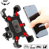 360° Rotatable Electric Bicycle Phone Holder for iPhone Xiaomi Riding MTB Bike Moto Motorcycle Stand Bracket Non-slip Cycling