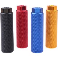 AliExpress NONE For Bike Fit 3/8'' Axle Footrest-Lever Bike Pegs Aluminum Alloy Bicycle Anti Skid Pegs Lead Foot Bicycle Accessories