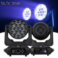 New Design LED Zoom Wash 19X15W Lyre RGBW Moving Head DMX Lights For Stage Party Show TV Factory Price Good Quality