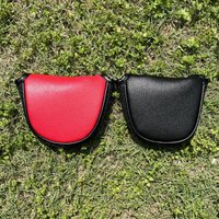 Stylish Golf Putter Cover Golf Club Head Cover, PU Leather Colorful Waterproof & Protective, Golf Accessories