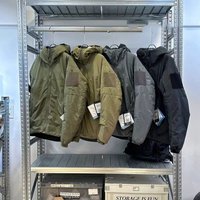 Cotton Padded Men's C Cotton Leaf Series Winter New Hooded Warm Outdoor Waterproof Sports Cotton Jacket