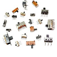 10PCS 2 Pin 3 Pin Slide Switch SPST SPDT 2 Position 3 Position Mini Micro Toggle Switch DIP PCB Tactile Switch