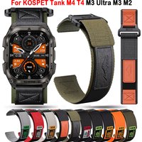 For KOSPET TANK M4 M3 Ultra M3 M2 / KOSPET TANK T4 T3 Ultra T2 Strap Smartwatch 22MM Bracelet Sports Nylon Watchband Correa