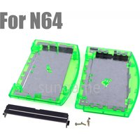 1set Replacement Console Shell Case Cover Kit For N64 Cartridge Card US Version Parts Game Playing Accessories
