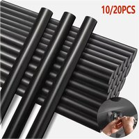 10/20 Pcs Car Repair Glue Sticks 7mm Dent Repair Black Transparent Hot Melt Strip Strong Adhesion Repairing Glue Tool