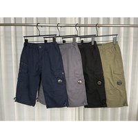 Seven point pants men's work pants men's loose thin style men's multi pocket outdoor sports and leisure shorts pure cotton pants
