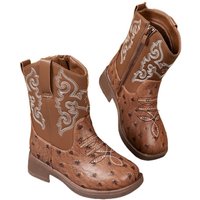 Kids' Fashion Western Cowboy Boots Embroidery Multi - Color Toddler Cowgirl Boot Soft Soled Mid Tube Girls' Retro Casual Shoes