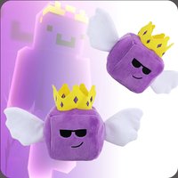 Wemmbu Plush Toy Movie Stuffed Animal Cute Purple Box Doll Anime Peripherals Soft Doll Collection Room Decor Kids Birthday Gifts