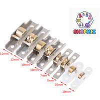 1pc Stainless Steel Window Pulley Glass Upperand Down Pulleys Wheel Sliding Door Roller Runner Mute Wheel Track Pulley Furniture