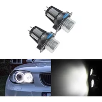ANGRONG LED ANGEL EYES HALO LIGHT FÜR BMW E39 E87 E60 E63 E64 E65 E66 E53 E83 SCHEINWERFER DRL 3W WEISSE GLÜHBIRNE