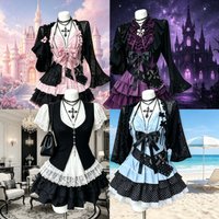 Y2k Crop Top Blouse Retro Fashiont Suits Japanese Harajuku 2 Piece Sets Casual Outfits American Vintage Gothic Outfits Women