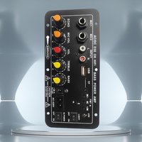 12V 220V Heavy Bass Sound Wireless Radio Module Dual Microphone Bluetooth-Compatible Digital Stereo Amplifier Board Subwoofer