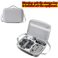 Carrying Case for DJI Neo 2, Portable PU Protective Shoulder Bag, Compatible with RC-N3/RC-N Remote Controller, Fly More Combo