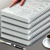 Grid Notepad A5 Spiral Notebooks Sketch Book Draft Agenda Drawing Notebook Writing Pads Office School Supplies