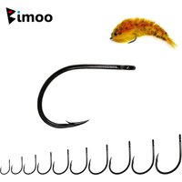 20pcs High Carbon Steel 2X Strength 1X Short Shank Streamer Fly Tying Hook For Game Changer Trailer Baitfish Streamer Tube Flies