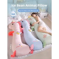 Cute Dinosaur Long Pillow for Women Sleeping between Legs Side Sleepers Sofa Cushion Pregnant Women Rest Pillow Gift