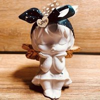 DIY Doll & Candle Making Mold - DNEJIU Winged Angel Figurine in Face-Resting Pose for Resin and Silicone Crafts