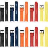 21mm Curved Watch Band For Tissot 1853 Seastar 1000 T120 Fluororubber FKM 21mm Watch Strap