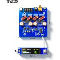 YJCO Dual Chip ACM8816 Bluetooth Amplifier Board 300W×2 HiFi Audio Decoder Support LDAC Optical Coaxial USB with Remote Control