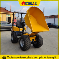 1 Ton Mini Crawler Dumper Euro 5 Engine CE Certified for Farm Garden