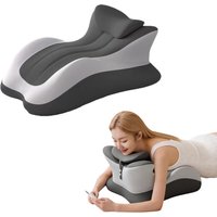 Bed Wedge Pillow for Back Pain Relief & Acid Reflux – Memory Foam Wedge Pillow for Reading in Bed Leg Elevation