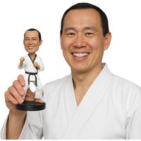 Personalized Bobblehead From Picture Custom Clay Sculpture Handmade Gift for Coworker Employee Appreciation Gift