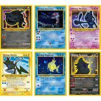 1996 Basic Edition PKM Card Shining Card Neo Series Shining Tyranitar Shining Mewtwo Sabrina 's Gengar Gift Kids Toys Proxy Card