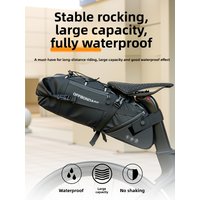 AliExpress OFFBONDAGE Bicycle Saddlebag Waterproof 15L Large Capacity Bike Bag Cycling Tail Bag MTB Foldable Rear Bag Bike Road Luggage