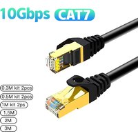 Network CAT7 Ethernet Cable 10Gb RJ45 Lan Network Cable Networking Ethernet Patch Cord CAT 7 Cable For Computer Router