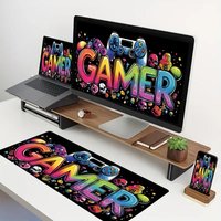 Gamer pattern Mouse Pad Mouse Pad XXL Desktop Keyboard Table Pads Game Anti-slip Desk Mat Computer Accessories Long Mousepad