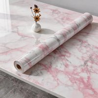 Vinyl Marble Kitchen Wall Stickers Self Adhesive Heatproof Waterproof Wallpaper Film For Wall Cabinet Furniture Counter Decor
