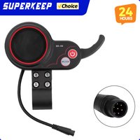 6PIN Electric Scooter Controller Display for Zero 8 9 10 8X 10X E-scooter Thumb Throttle QS-S4 LCD Display Kit Repair Parts image 4