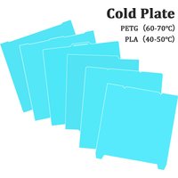 Glacier Cold Plate For Bambu Lab H2D H2S A1 P1 X1C P2S H2C Cool Build Plate For Anycubic Kobra S1 Creality K1 Ender 3 Kobra 3
