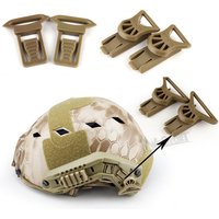 1 Pair Goggle Swivel Clips FMA Fast Helmet Side Rails Tactical Helmet Plastic Side Mount Paintball Helmets Accessory