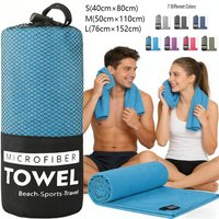 2026 New Microfiber Towel Sports Quick-Drying Super Absorbent Camping Towel Super Soft Lightweight Gym Swimming Yoga Beach Towel