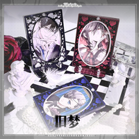 Acrylic Photo Frame Dark Gothic Court Style Display Stand Suitable for Postcard 3 Inch Photo Card Standee Storage Frame Showcase