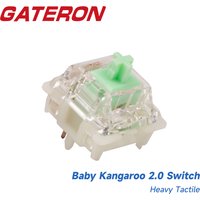 GATERON Baby Kangaroo 2.0 Pre Tactile Switch SMD 5 Pin 59g High Gloss Top Housing DIY Hotswap Gaming Mechanical Keyboard