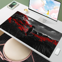 Game of Yotei Cool G-Ghost Mouse Pad Desk Mat Large Non-slip Anti-fray Keyboard Ergonomic Office Rubber PC Home Custom