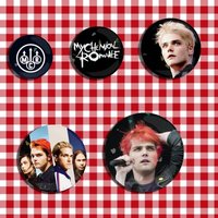 Gerard MCR My Chemical Romance Band Laser Badge Creative Pins Brooch for Bag Clothes Hat Decor Gifts Fans Collect