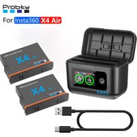 For Insta360 X4 Air Replacement Battery 2100mAh/ Fast Charger box for Insta 360 X4 Air Action Camera Accessories