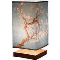 Chinese Retro Table Lamp Simple Creative Designer Bedroom Bedside Decoration Solid Wood Fabric LED Eye Protection Desk Light