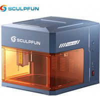 SCULPFUN iCube Ultra 12W Desktop Laser Engraver Fully Enclosed Laser Engraving Machine 150x150mm Working Area with Smoke Filter