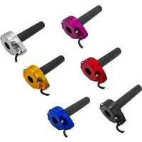 AliExpress RisunMotor CNC Colorful Surron Style 12V-90V Universal Voltage eBike Full Bar Twist Throttle with hand grips