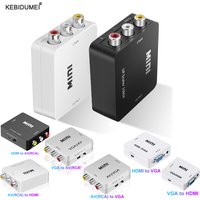 AV RCA to HDMI Adapter HDMI to AV RCA Adapter HDMI to VGA to HDMI Adapter AV to VGA Converter VGA to AV RCA for Xbox360 DVD PS3