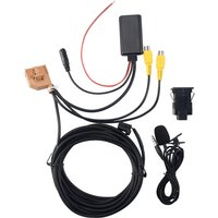 12V MMI 2G Samochodowy adapter kabla Bluetooth AUX Muzyczny mikrofon audio do Q7 A6 A8 2006-2008 J523 Tylko do trybów AV1 AV2