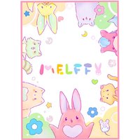 50PCS/PACK Yugioh Melffy Card Sleeve Yu-Gi-Oh! OCG Trading Card Holographic Shine Flash Protector Case Cover